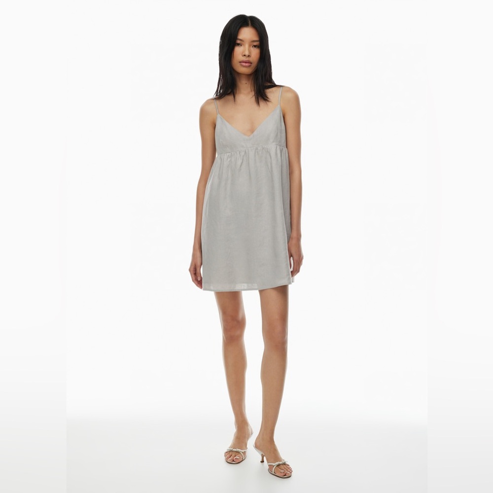 Aritzia Light Gray Mini Dress